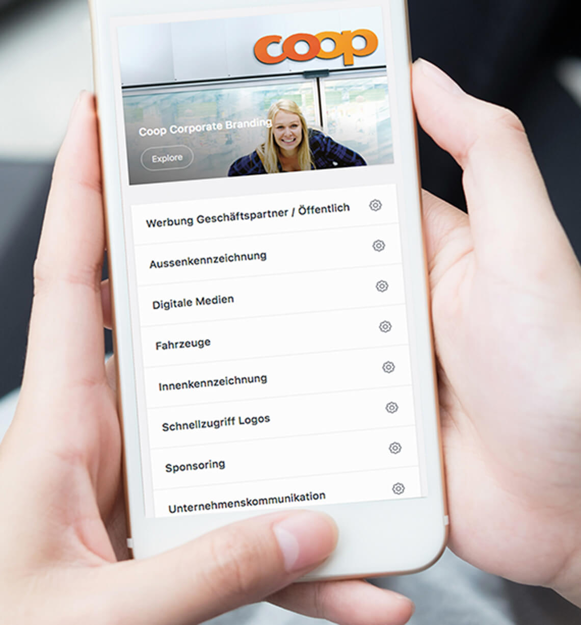 Coop Corporate Branding Plattform